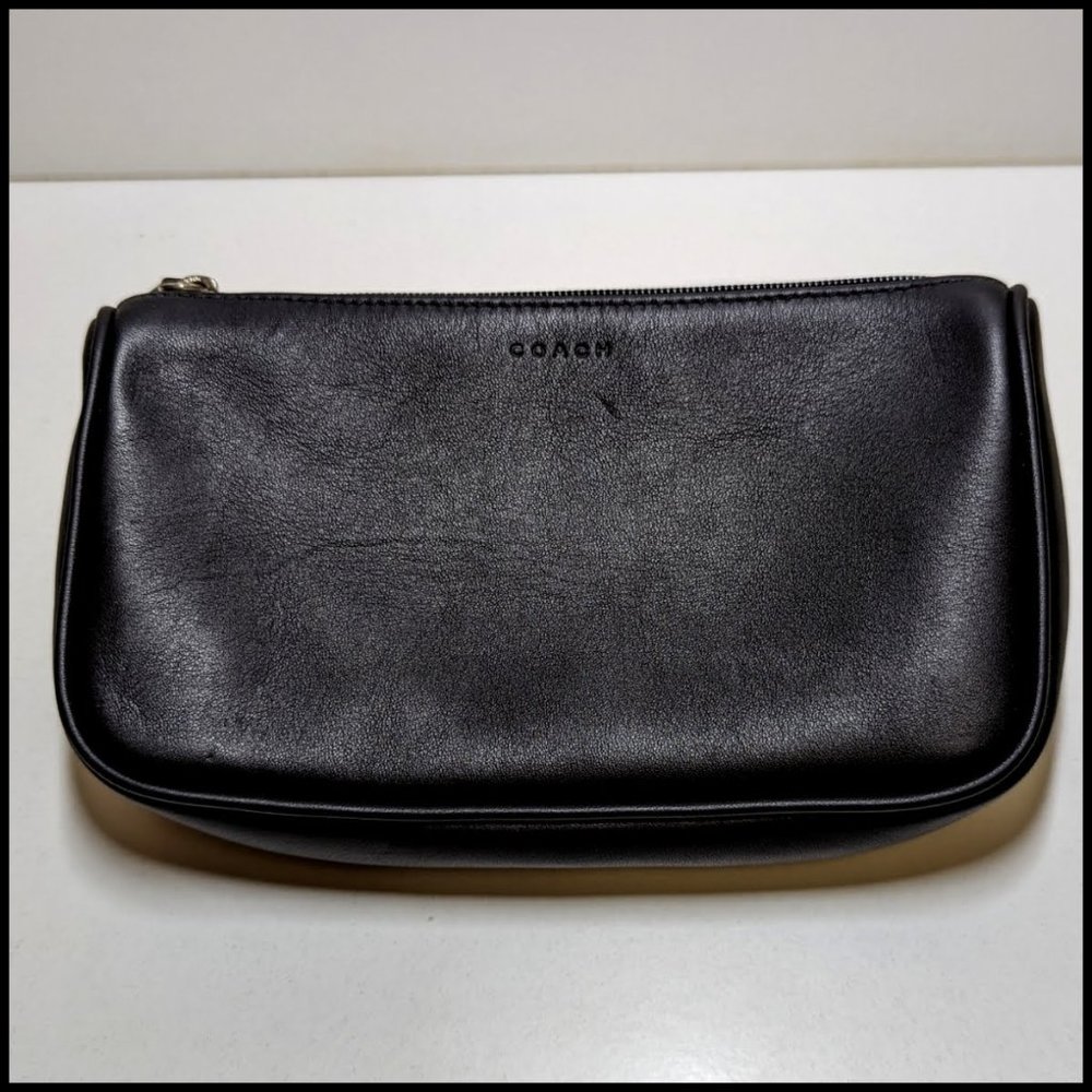COACH Black Leather Chunky Case